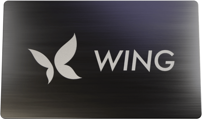 Wing business card