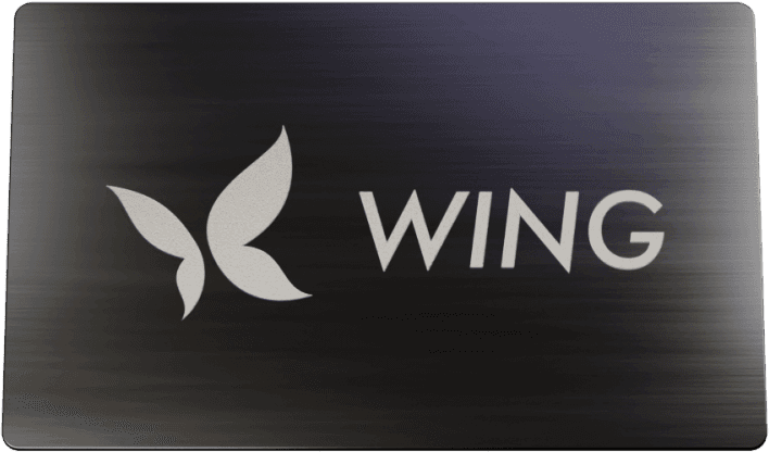 Wing business card